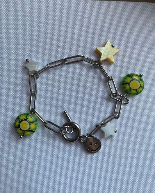 Pulsera murano verde