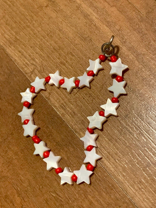Pulsera estrellas roja